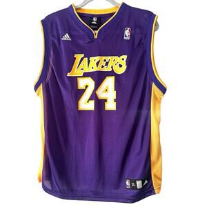 Vintage NBA Adidas Kobe Bryant #24 Los Angeles Lakers Basketball Jersey XL youth